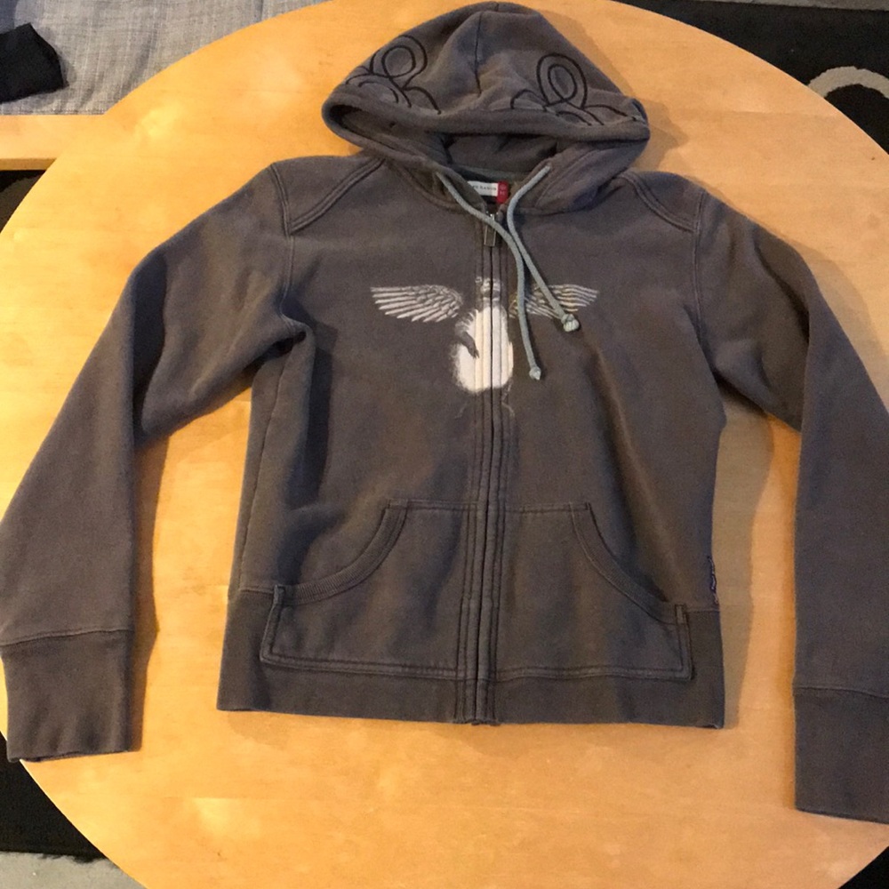 Slate Grey Topo Ranch Cotton Hoody